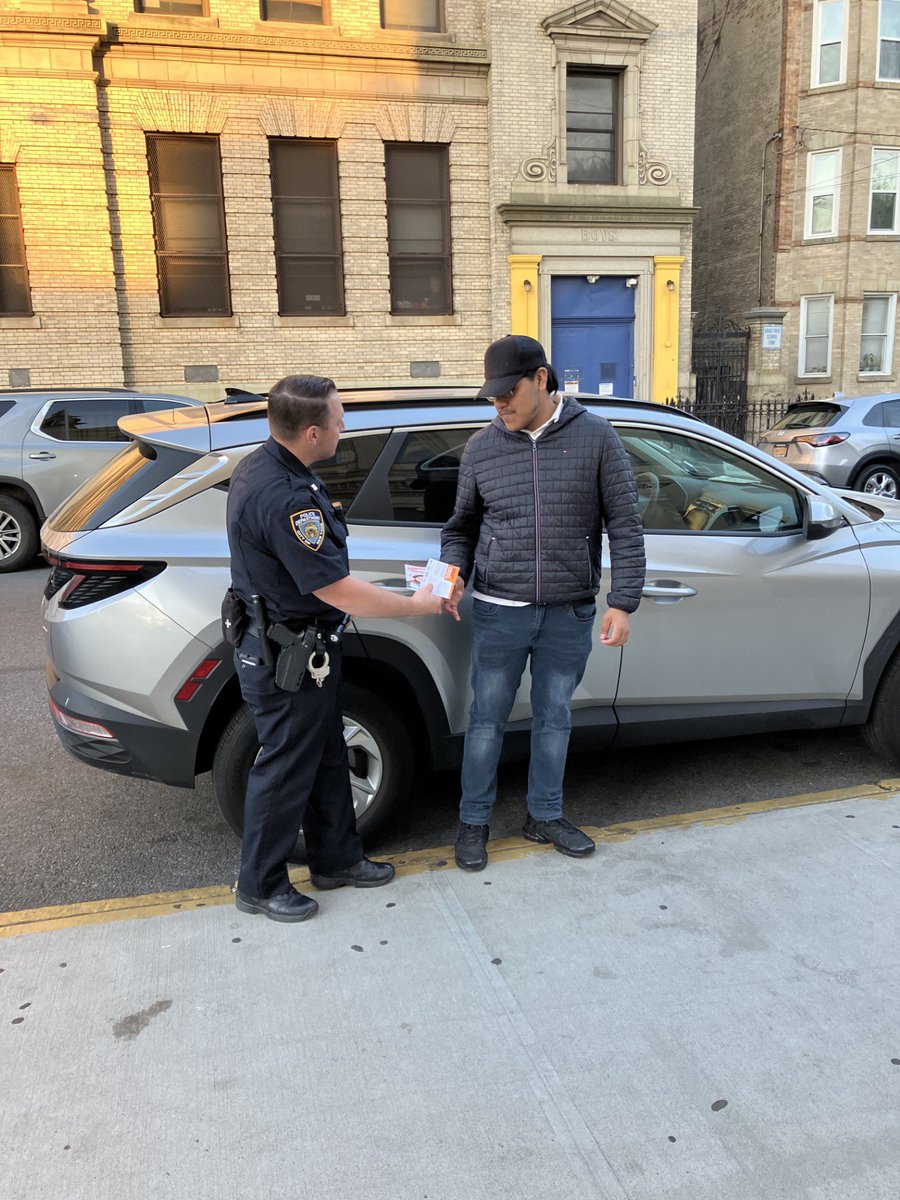 Domestic Violence Officer Labianca was out in the community distributing informational flyers and resources to raise awareness and support victims of domestic violence.