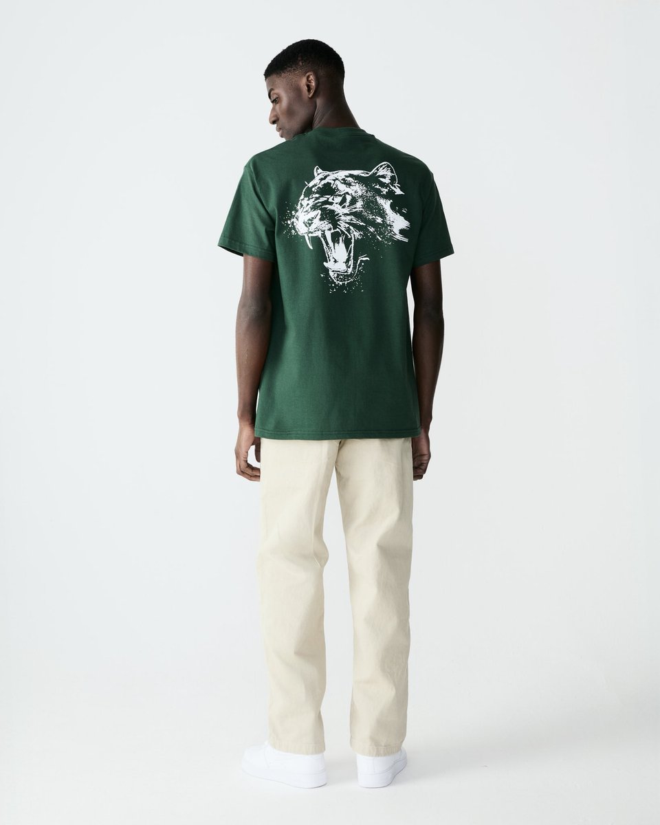 Featuring our reimagined panther design as part of our premium blank collection in colour forest green. #truthfullies