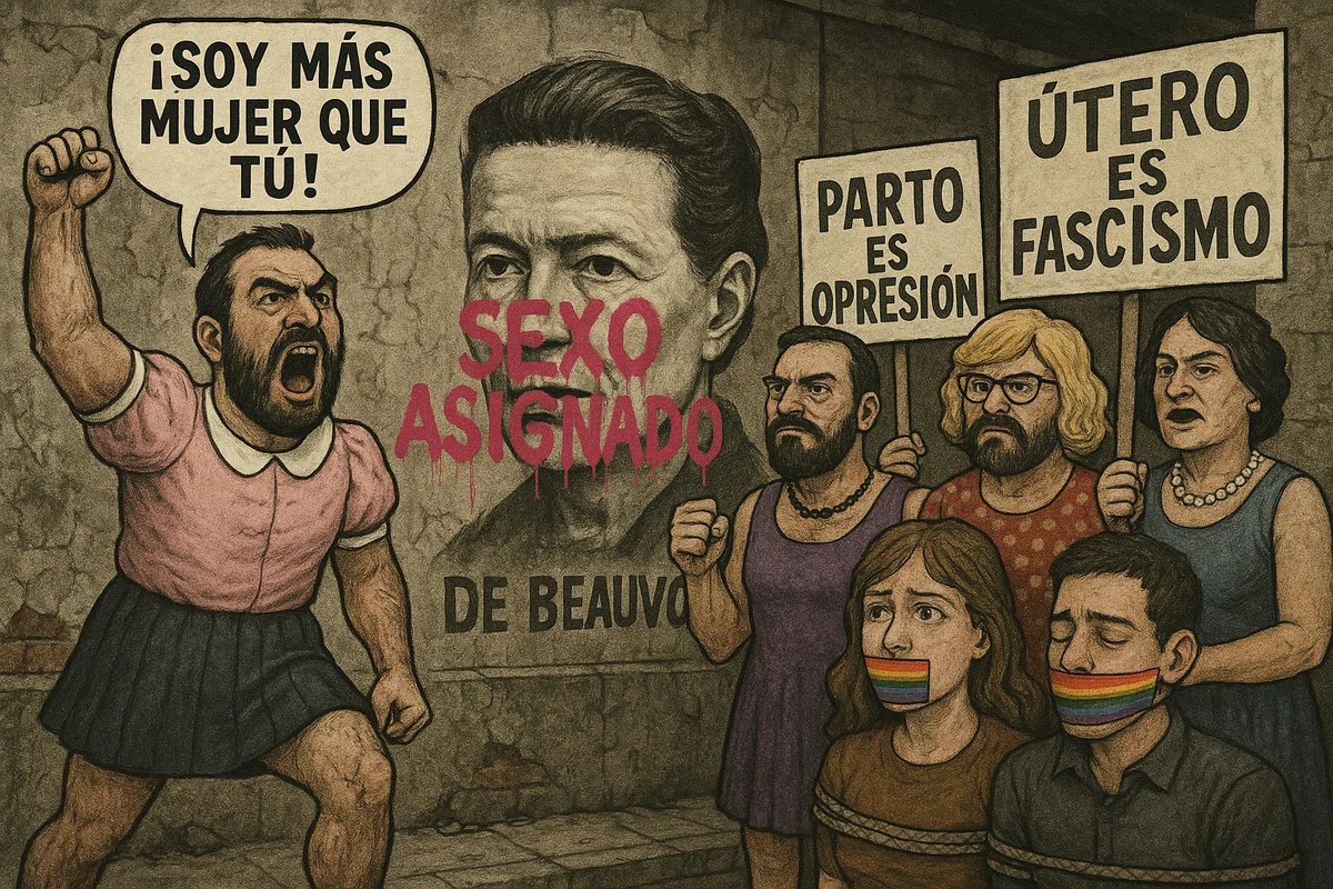 Teoría Queer S.A.: La revolución que terminó vendiendo camisetas. Identidad líquida, misoginia sólida
Del postestructuralismo al narcisismo: la teoría que prometía liberarnos acabó en panfleto ideológico, donde biología es opresión, disenso es crimen y las mujeres, un estorbo🧵