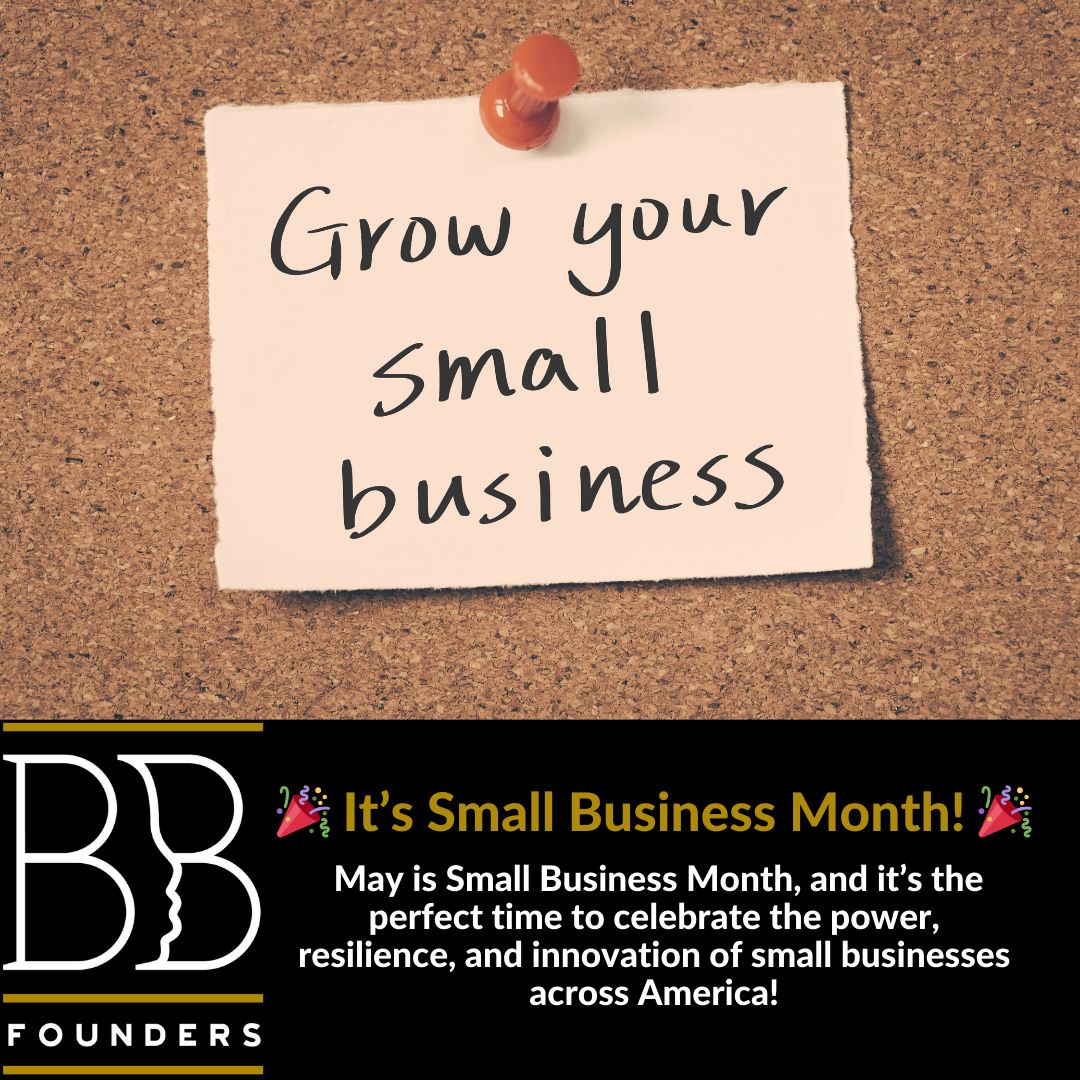 🎉 It’s Small Business Month! 🎉

We’re shining a light on the bold dreamers, creators, and builders behind the small businesses that power our economy and enrich our communities.

Learn More @ blackandbrownfounders.com/smallbusiness 

#SmallBusinessMonth #SupportSmallBusiness