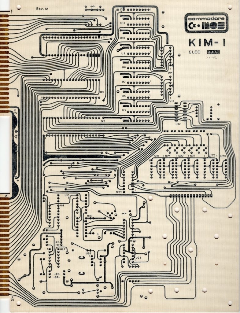 The rules of functional constraints can gift to us some of the best compositions, and often perhaps uncannily refract an essence of our own thought processes?  

The KIM-1, (Keyboard Input Monitor) a small 6502-based single-board computer that ran Tiny BASIC, launched in 1976.