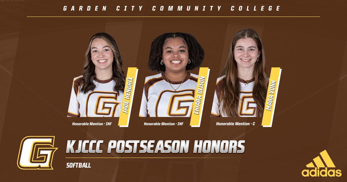 Broncbuster Athletics (@sportsbuster) on Twitter photo Congratulations to Jade Hendrix, Chiara Olison and Mara Vonk for earning KJCCC All Conference Team Honors.
Link: tinyurl.com/ycj6wbf5
<a href="/BusterSoftball/">GCCC Softball</a> Congratulations to Jade Hendrix, Chiara Olison and Mara Vonk for earning KJCCC All Conference Team Honors.
Link: tinyurl.com/ycj6wbf5
<a href="/BusterSoftball/">GCCC Softball</a>