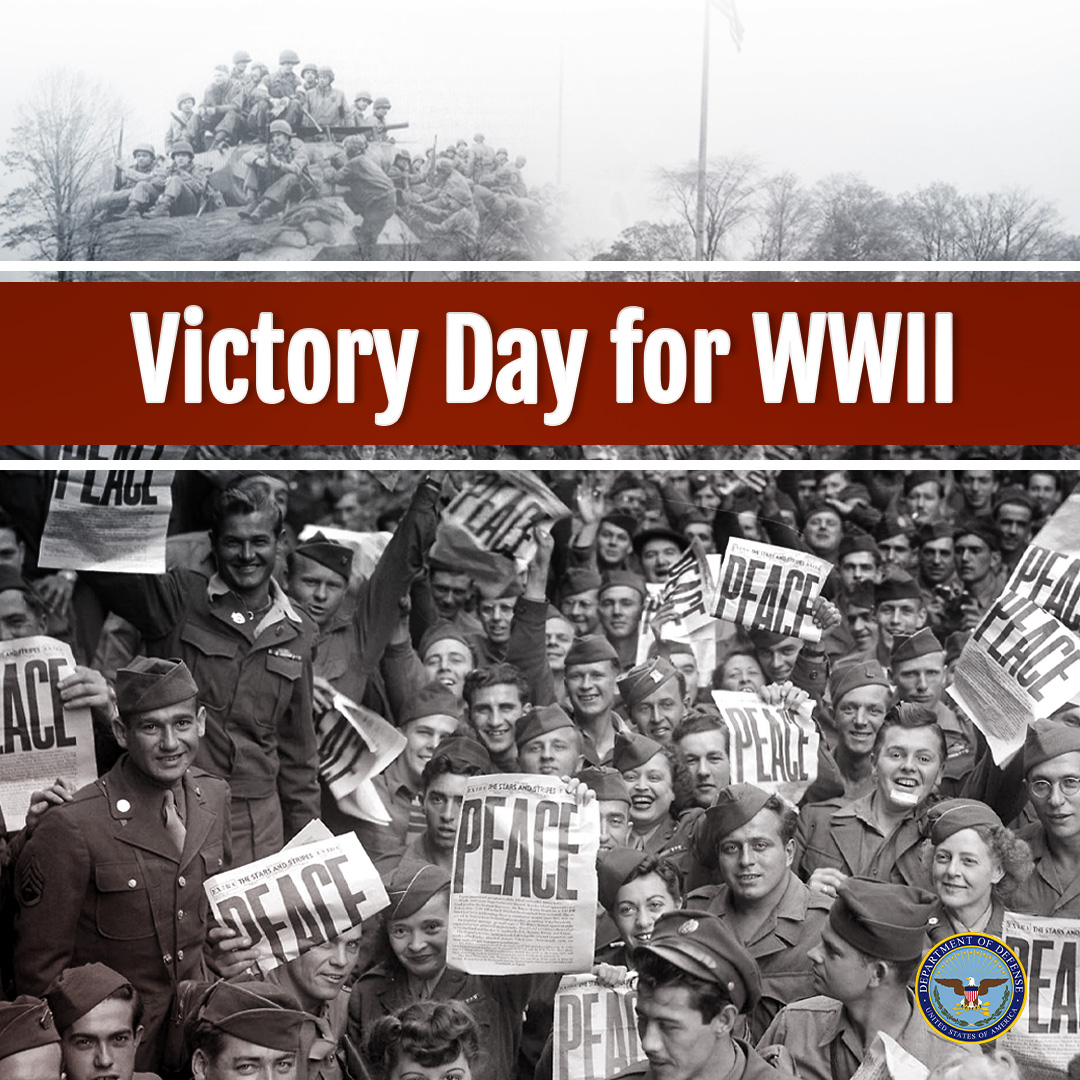 Today we honor the courage, sacrifice and determination of the Allied forces that brought an end to World War II in Europe on May 8th, 1945.