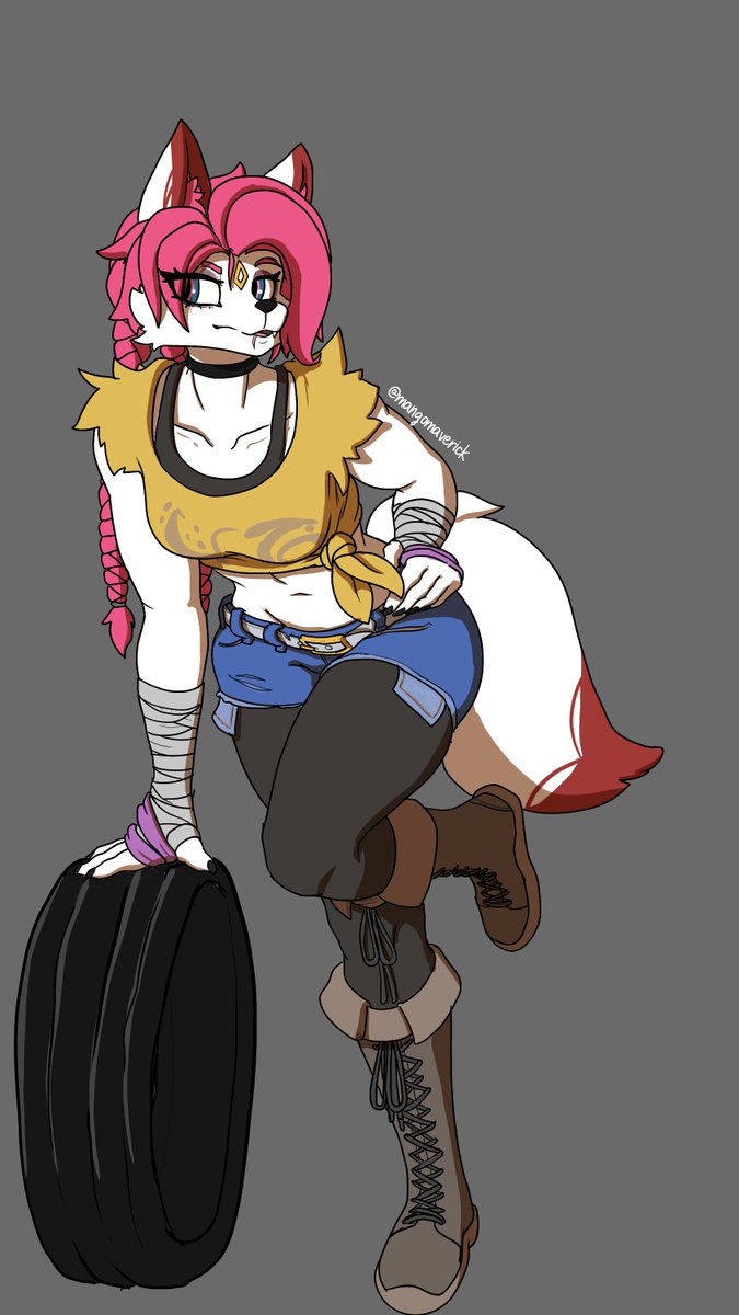 MangoMaverick's tweet image. Kimiko as Cinder #fortnite #FortniteArt #FortniteFanArt