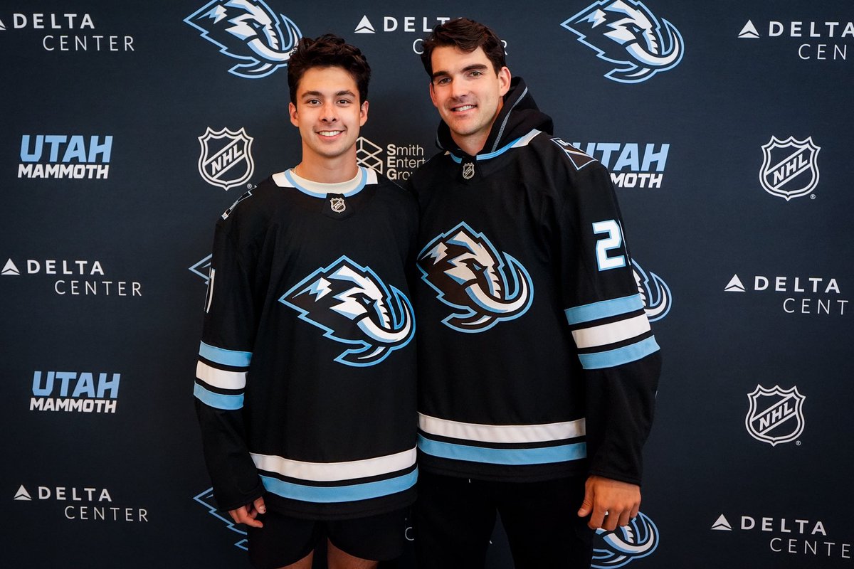 utahmammoth's tweet image. The fellas are loving the new threads 🪡🦣