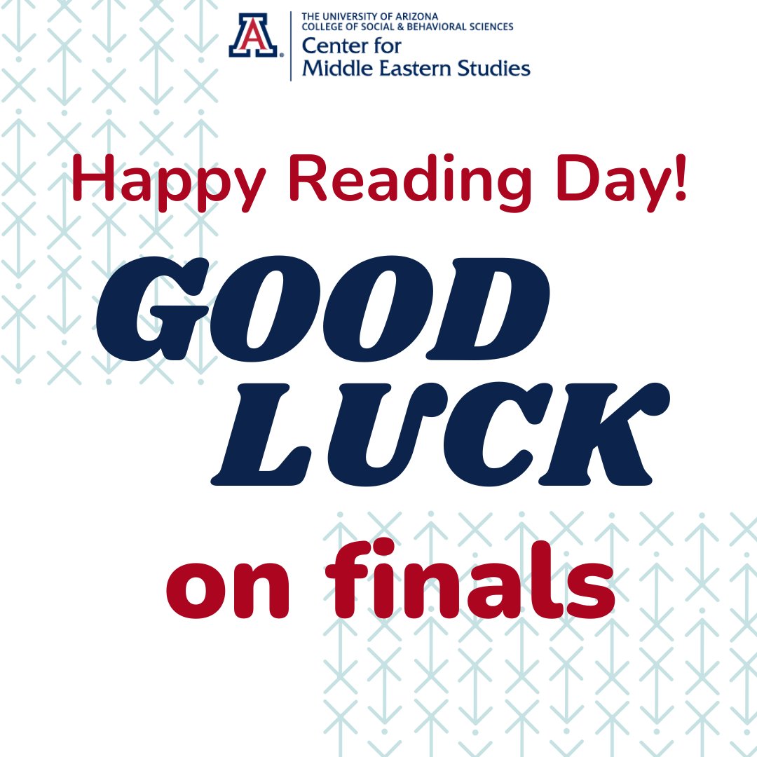 Reading day is tomorrow! The CMES library is open 900am - 500pm, stop by Marshal 476 if you're looking for a quiet study spot.  

Good luck on finals, you got this!