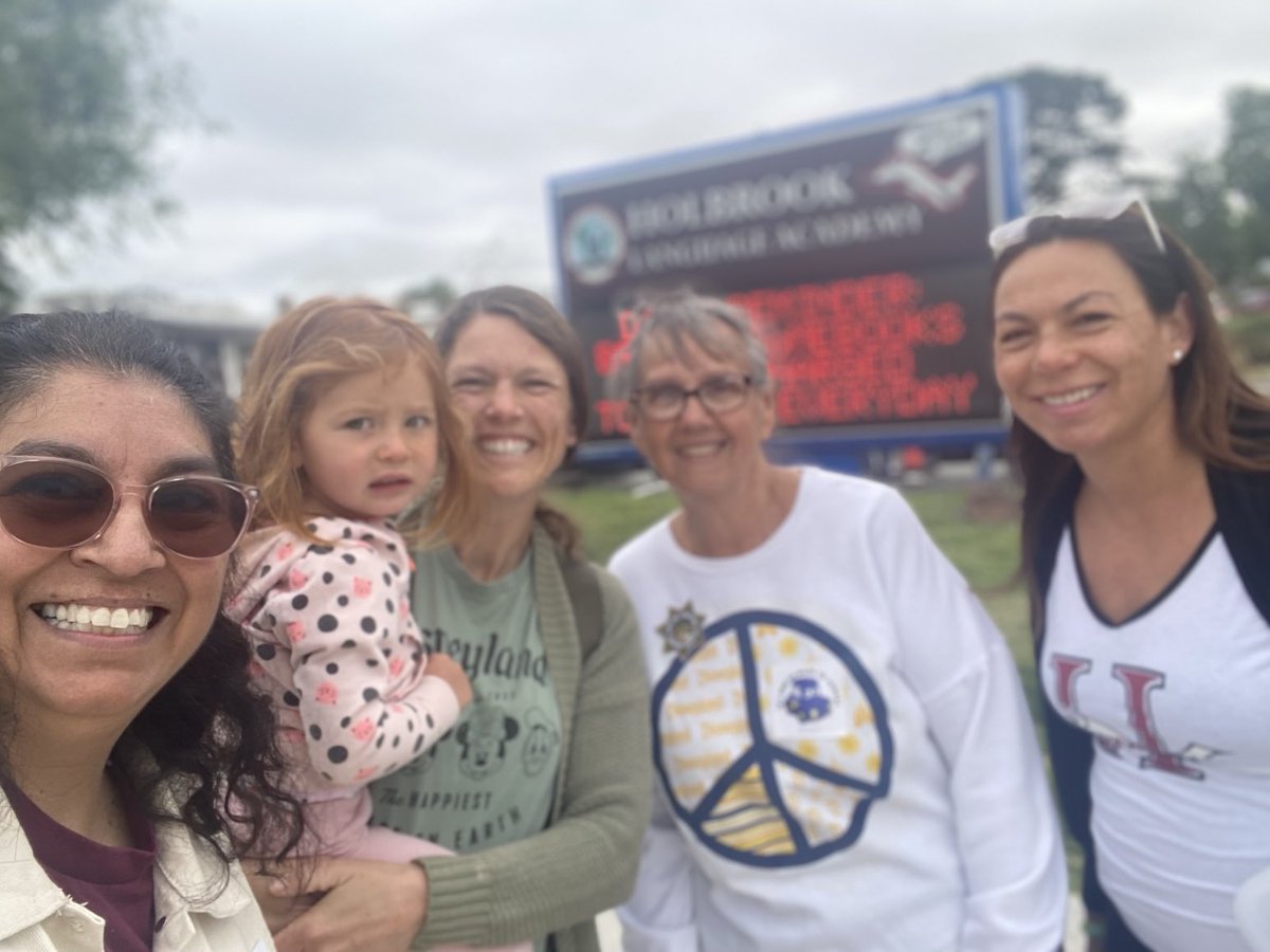 Walk and Ride to School was such a great community event! Thank you, PFC for organizing this! #WeAreHolbrook