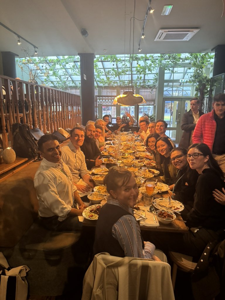 Team Liver Unit Birmingham on tour at EASL 2025 …so much present and future talent at this table. Humbled to be in the presence of current &amp; future giants of Hepatology. Vamos !