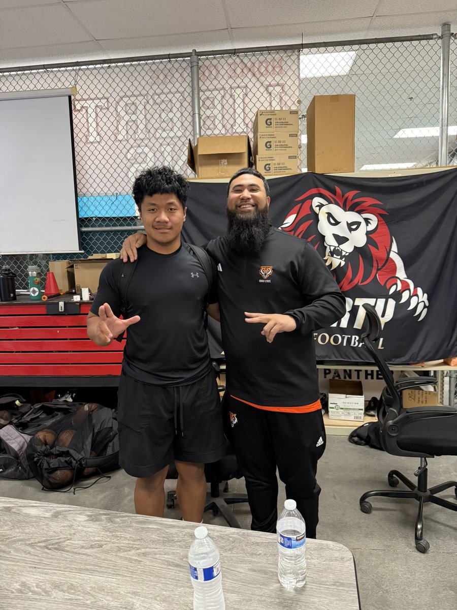 TJ Fo'ilefutu🇦🇸 (@tjfoilefutu8) on Twitter photo I appreciate <a href="/coachaliifua/">Ricky Aliifua</a> for coming down to visit me and we had awesome and fantastic talk 🙏 Safe travels Coach Aliifua ! I appreciate <a href="/coachaliifua/">Ricky Aliifua</a> for coming down to visit me and we had awesome and fantastic talk 🙏 Safe travels Coach Aliifua !
