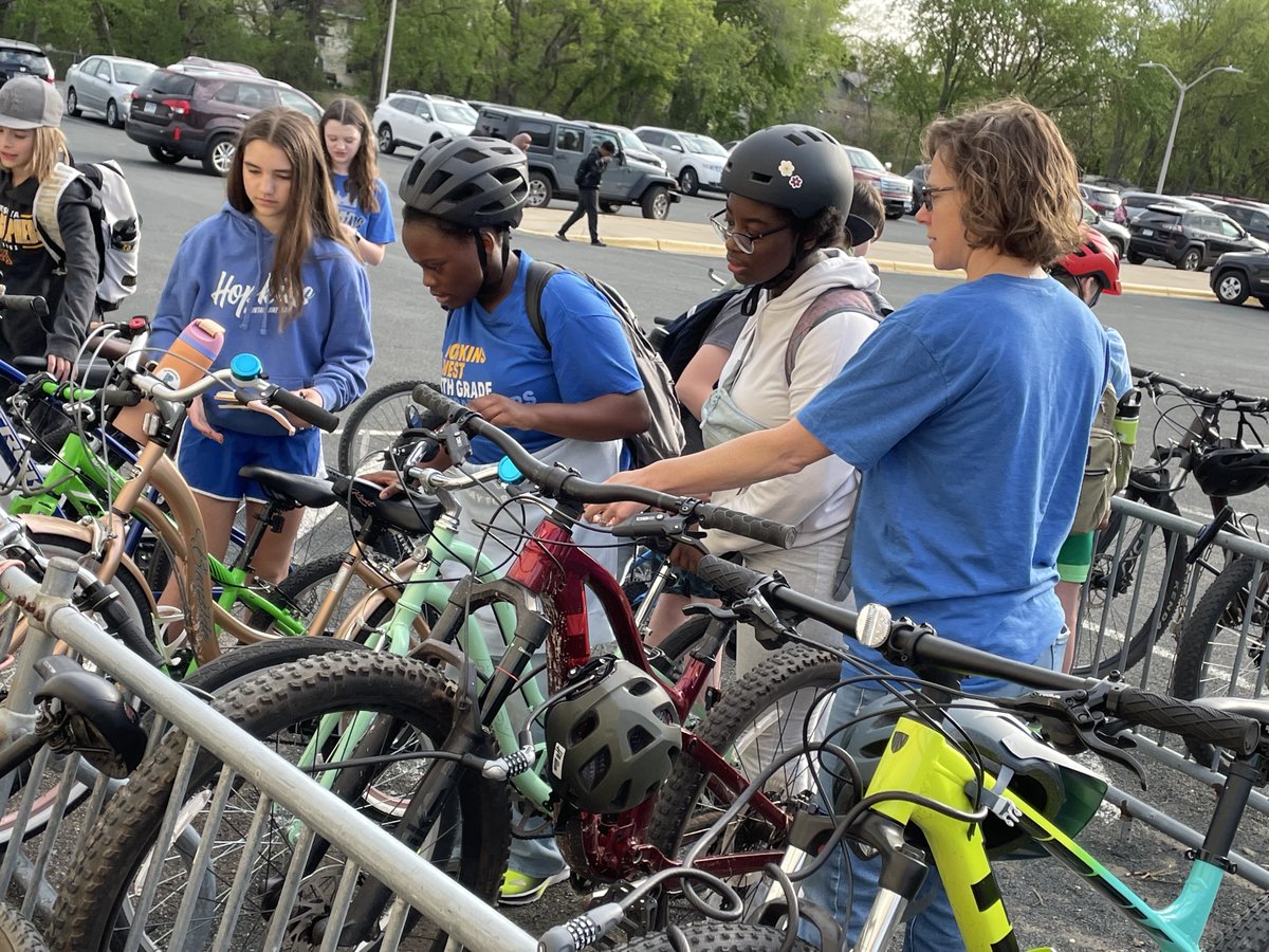 These students were among thousands taking part in Bike to School Day this morning! Walk and Bike to School Days, sponsored by MN Safe Routes to School, are one-day events that help make walking and biking more visible, fun and rewarding for children: mndot.gov/saferoutes