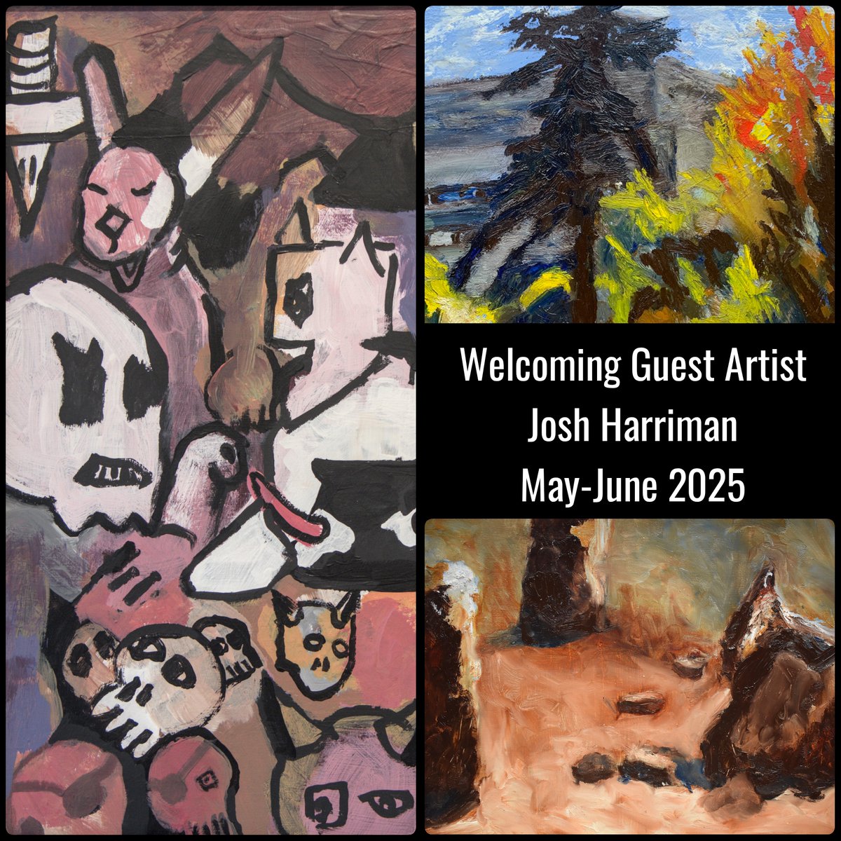 Welcoming Guest Artist Josh Harriman to the studio for May and June!  Josh is a local Seattle artist who creates screen prints, paintings, and small clay objects inspired by science fiction and the natural world.

The opening reception will be this Saturday (May 10th) from 1-7pm!