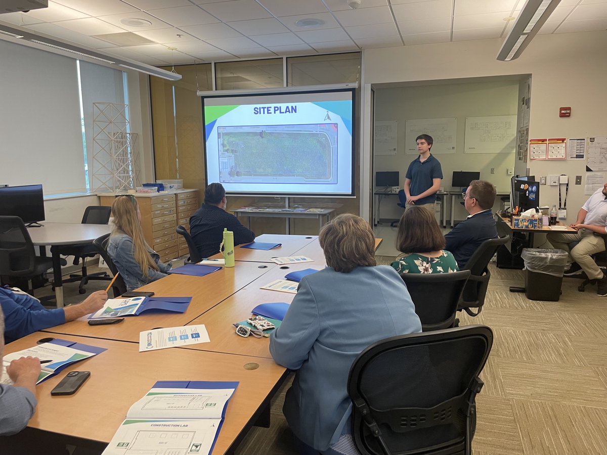 🏗️🎓 Shoutout to CAPS Engineering student Owen Smith for presenting his CTE building design for @bv_schools today! With support from Phil &amp; Scott (Slaggie Architects) &amp; BVSD, Owen unveiled a project months in the making.  Big thanks to all who guided this journey! #BVTogether