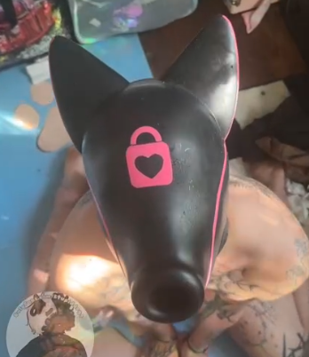 These Silicone Drone Masks are soooo cool!!!  As soon as we saw them, we knew we had to offer them.  The front mouth hole is the perfect size to slide a nice hard cock into 😈  
Here's the link to order: feturax.com/aff/89/