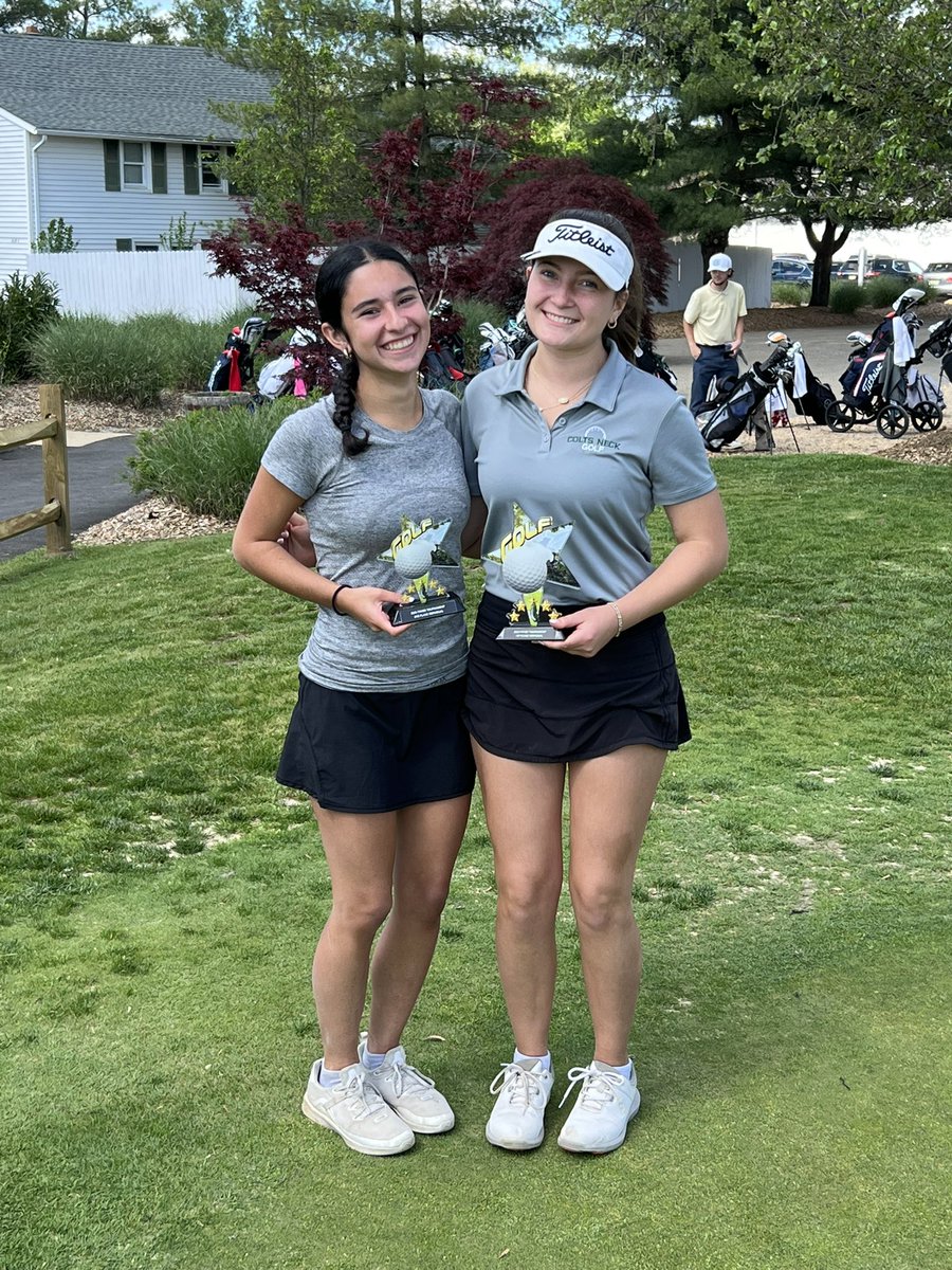 Congratulations to our Girls Golf Team on a great day at the FRHSD Tournament!
Team 🥇
Capri Yarosz 🥇
Emery Waltzer 🥉
<a href="/CNHSAthletics/">Colts Neck Athletics and Activities</a>