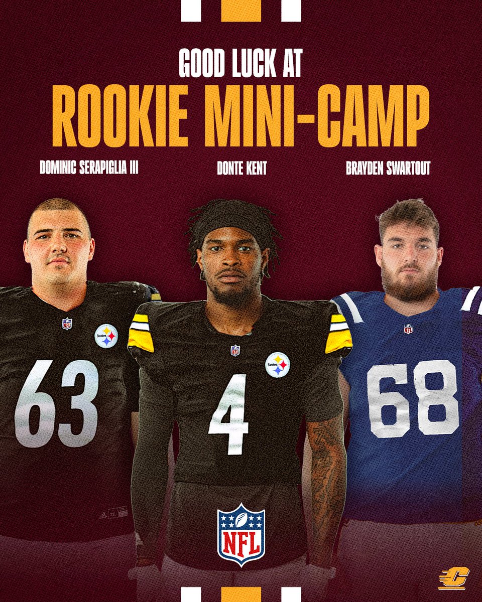 Goodluck to our guys at their Rookie Mini-Camp this weekend!