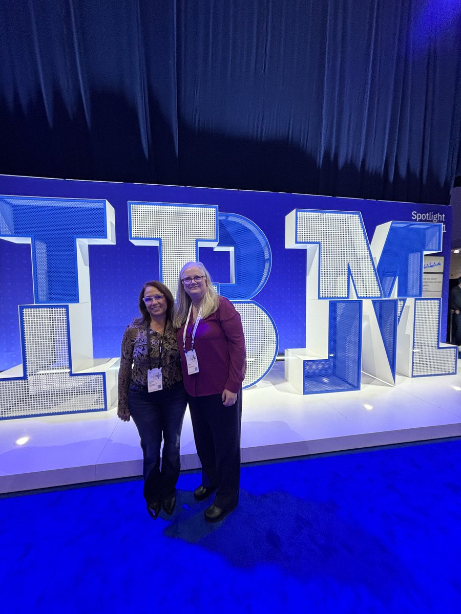 SaturnB2B's tweet image. Saturn&apos;s Chief of Marketing, Kristin Cote alongside Mary Beck of Arrow Electronics at IBM Think 2025.

#IBMThink2025 #Saturnb2b