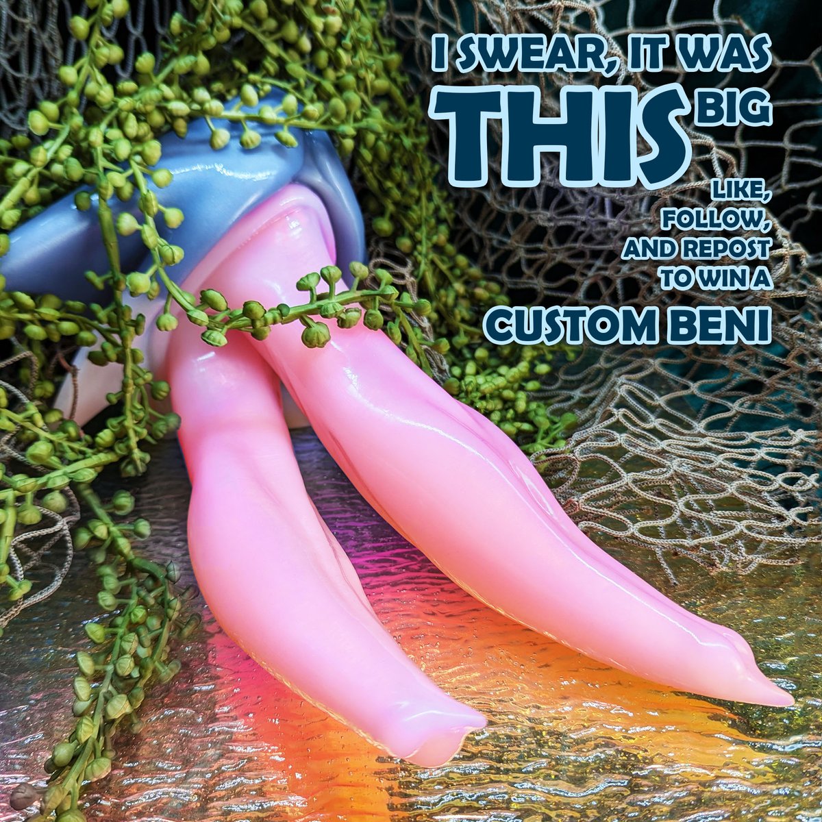 💕🦈Want a perfectly sized Beni of your own?🦈💕

Like, follow, and repost for a chance to win your own custom sharkman!

Winners will be contacted 05/12 via dm!

As always, 18+ only.
No purchase necessary to enter.