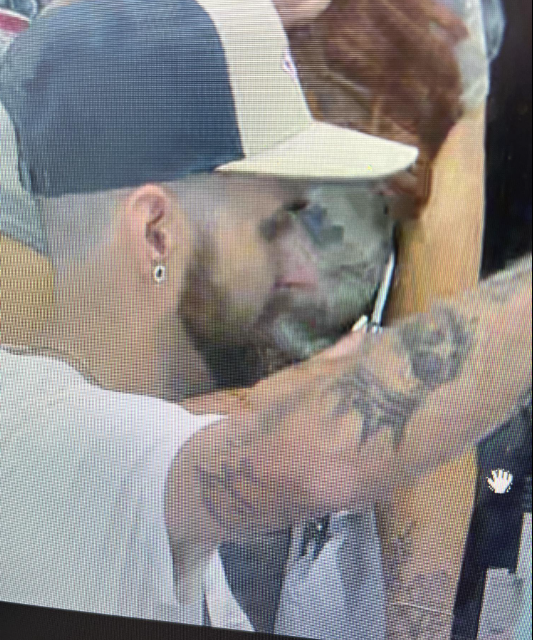 In April, 2025, the pictured individuals were involved in a shoplifting incident.  When confronted by employees, the unknown male produced a knife and pointed it at the employees.  If you recognize any of these individuals please contact 88-Crime.  You can remain anonymous.