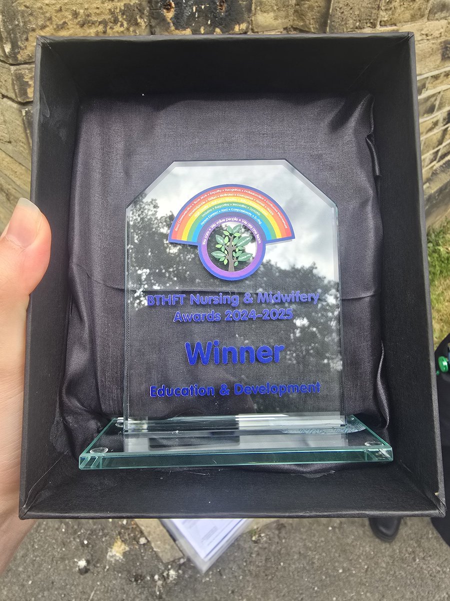 BTHFTPracticeEd's tweet image. It was a great honour to win the award for 'Excellence in Education & Development' at the BTHFT Nursing & Midwifery Awards 2025 for the Foundations of Patient Care course.
This would not have been possible without the support of the Education department @BTHFTsimtech