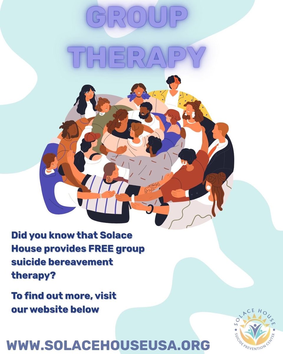 You don’t have to go through it alone. 🧡 Join our free group suicide bereavement therapy sessions — a safe, supportive space to share, connect, and heal together.

#GroupTherapyNYC #SupportGroupsNYC #CommunityHealing #YouAreNotAlone #SafeSpaceNYC #SolaceHouseUsa