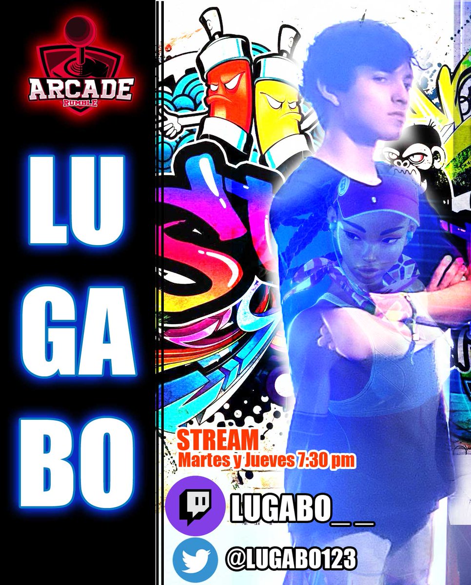 Ochnop (@ochnop_) on Twitter photo Pasa a hechar la reta con LUGABO mañana por la noche estrenamos stream Martes y Jueves 7:30pm hora centro, por Twitch esperamos que se den una vuelta.
Street Fighter 6 <a href="/LUGABO123/">LUGABO</a> <a href="/CapcomFighters/">Capcom Fighters</a> <a href="/chevesyconsolas/">Chevesyconsolas</a>
<a href="/StreetFighter/">Street Fighter</a>
<a href="/ArcadeRumble/">Arcade Rumble</a> Pasa a hechar la reta con LUGABO mañana por la noche estrenamos stream Martes y Jueves 7:30pm hora centro, por Twitch esperamos que se den una vuelta.
Street Fighter 6 <a href="/LUGABO123/">LUGABO</a> <a href="/CapcomFighters/">Capcom Fighters</a> <a href="/chevesyconsolas/">Chevesyconsolas</a>
<a href="/StreetFighter/">Street Fighter</a>
<a href="/ArcadeRumble/">Arcade Rumble</a>