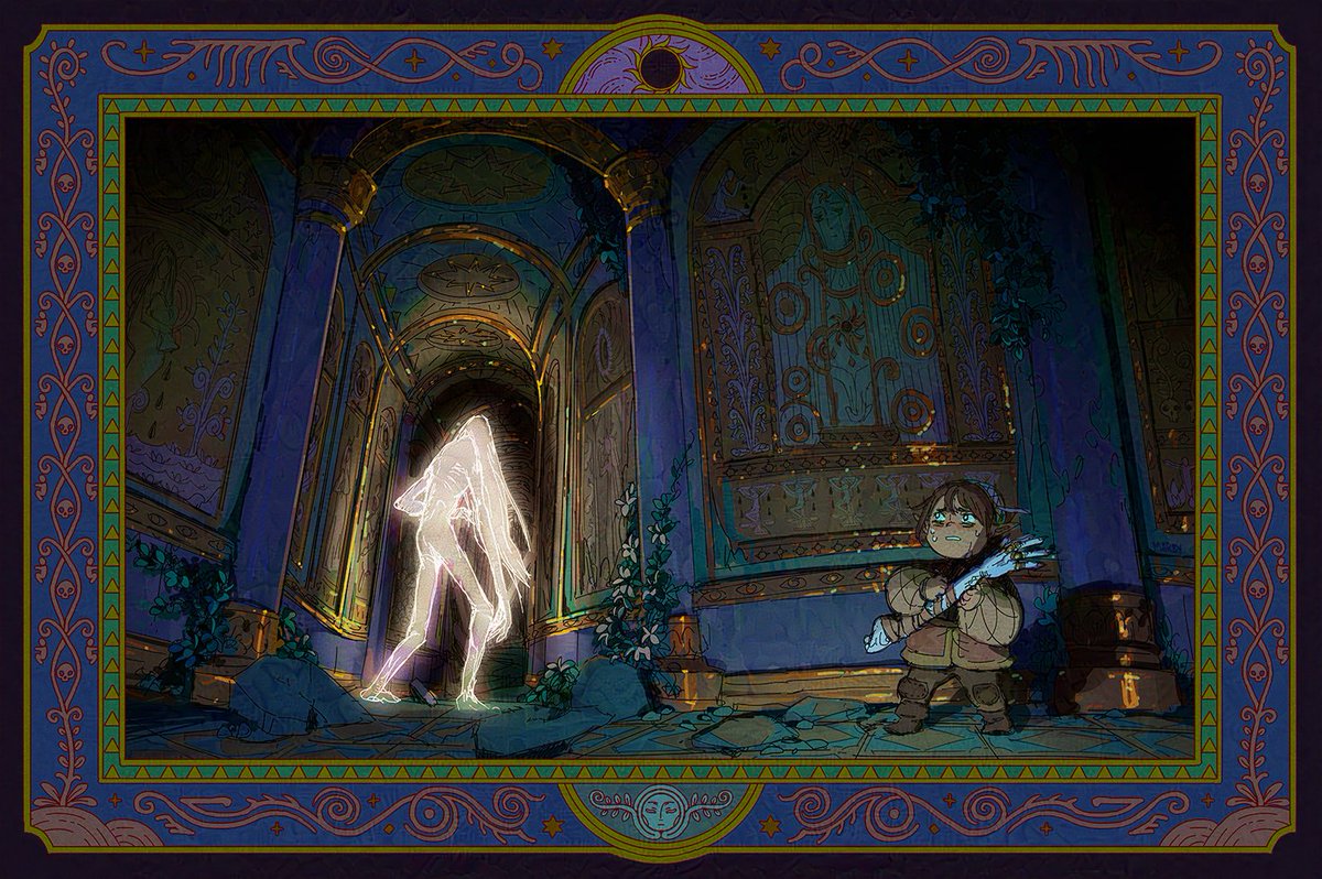 marbmallow's tweet image. some spooky art i forgot to post here