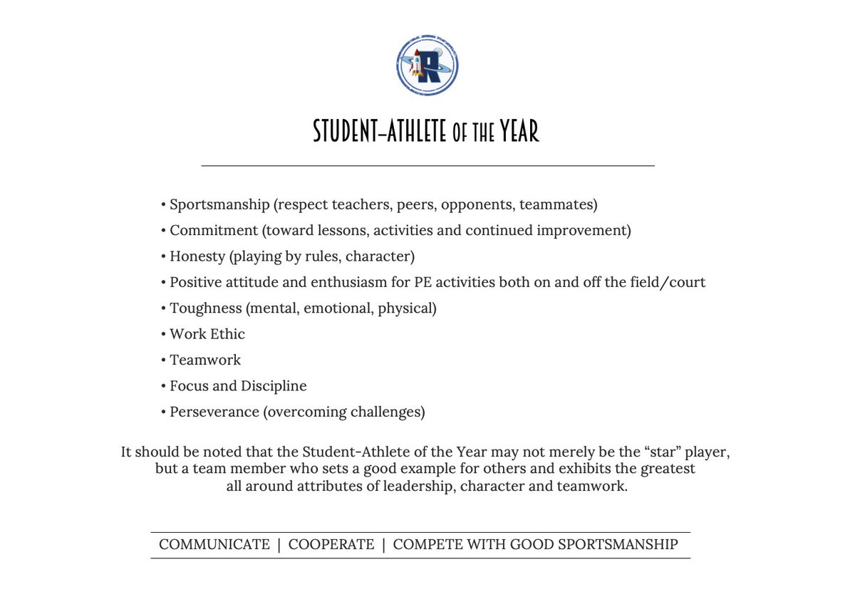 ROHWER PE ⚽️🏀🏈⚾️🏐 (@rohwer_pe) on Twitter photo Congratulations to your <a href="/RohwerE/">Rohwer Elementary</a> 🚀 2024-2025 PE Student-Athletes of the Year! 💪
#Proud2bMPS #Physed Congratulations to your <a href="/RohwerE/">Rohwer Elementary</a> 🚀 2024-2025 PE Student-Athletes of the Year! 💪
#Proud2bMPS #Physed