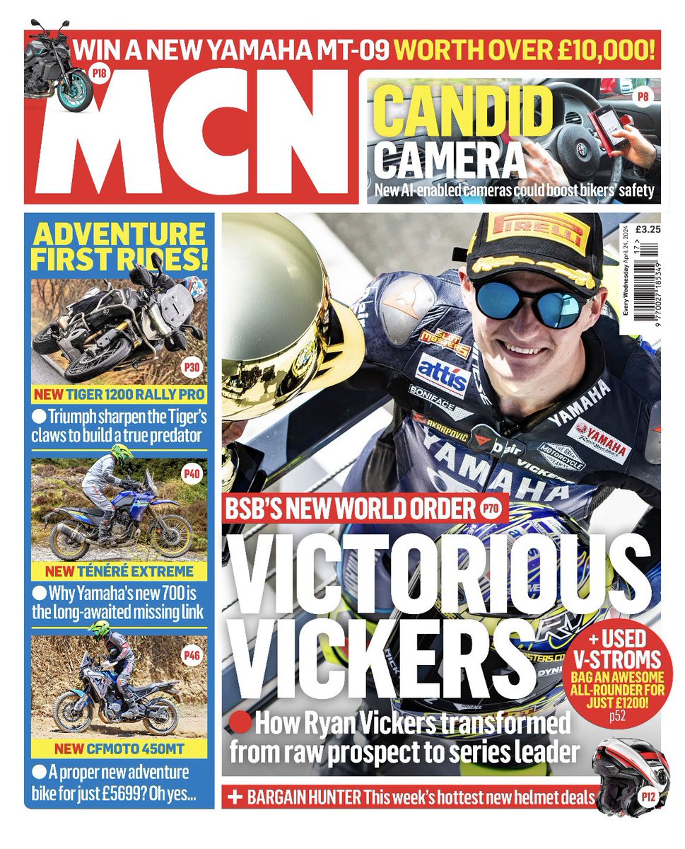JamieMorris19's tweet image. Just over a year apart, both 1st rounds of @OfficialBSB both @MCNnews covers.
Top tip - make em look up 😂