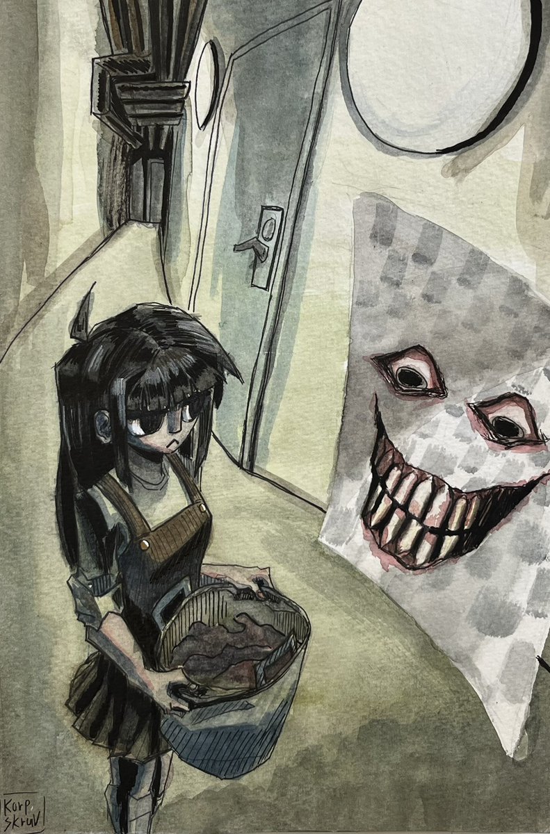 k0rpskruv's tweet image. Yeah yeah the super scary transparent creepypasta face png that lives in the corridor to the laundry room, we’ve all seen it.