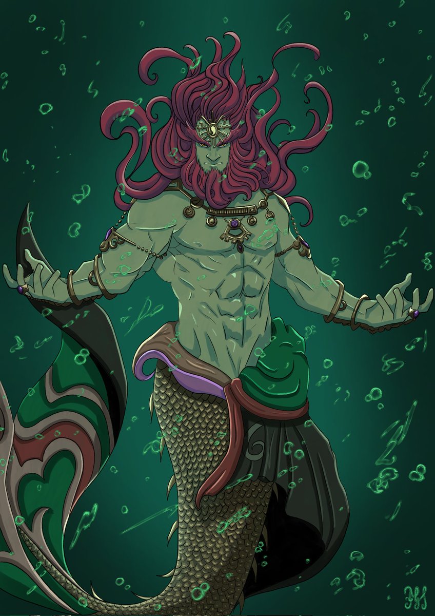 ❤️‍🔥🧜‍♂️ #ganondorf Mermaid 🧜‍♂️❤️‍🔥

On est au mois de mai alors on dessine des sirènes 😌 ! Et pas n'importe qui...

C'était une illustration que j'avais en projet depuis mai 2023 ! Heureuse et fière de l'avoir terminée ! ❤️‍🔥
#mermay2025 #mermay #zeldaart #fanart #ganondorfart #totk