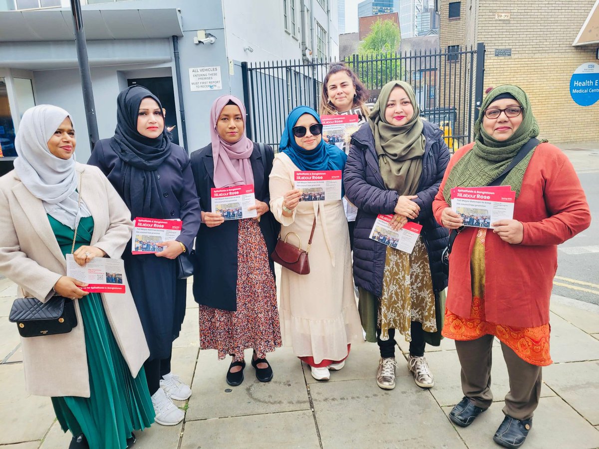 Had a wonderful campaign session arranged by Bethan Green &amp; Stepney CLP women branch. Great energy on the doors - really valuable conversation and a chance to understand what matters most to the people in our community.#love Spitalfields.