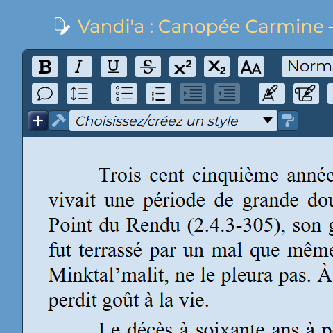 MarkusCharret's tweet photo. 🚀 Nouveau sur Épistolads (v1.22.0) : STYLES SAUVEGARDÉS ! 🤯 Créez votre format (police, couleur, etc.) et réappliquez-le en 1 clic partout ! Cohérence stylistique garantie ! 😃

https://t.co/59VOLO3sDC

#epistolads #écriture #relecture #tuto https://t.co/E323IRhszc
