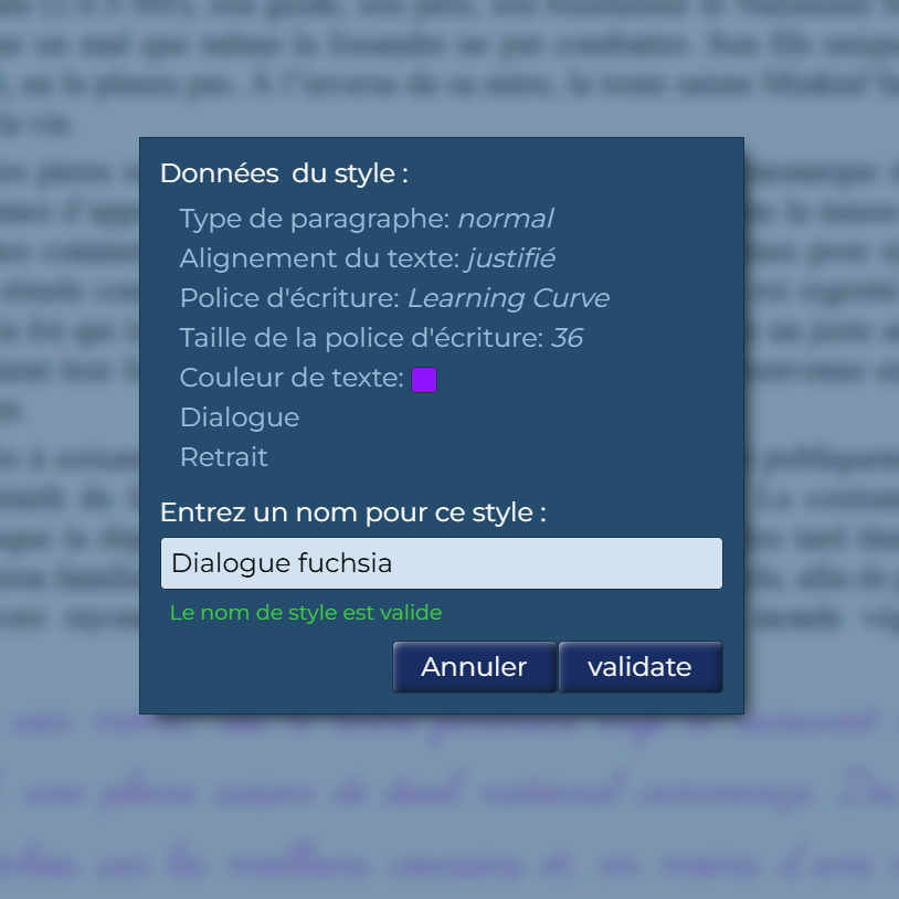 MarkusCharret's tweet photo. 🚀 Nouveau sur Épistolads (v1.22.0) : STYLES SAUVEGARDÉS ! 🤯 Créez votre format (police, couleur, etc.) et réappliquez-le en 1 clic partout ! Cohérence stylistique garantie ! 😃

https://t.co/59VOLO3sDC

#epistolads #écriture #relecture #tuto https://t.co/E323IRhszc