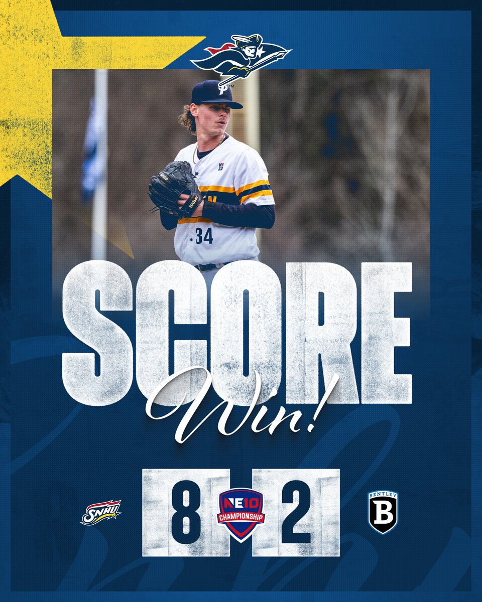SNHU Athletics (@snhupenmen) on Twitter photo RECAP: <a href="/SNHU_Baseball/">SNHU Baseball</a> Bounces Bentley with 8-2 NE10 First Round Victory snhupenmen.com/news/2025/5/7/… RECAP: <a href="/SNHU_Baseball/">SNHU Baseball</a> Bounces Bentley with 8-2 NE10 First Round Victory snhupenmen.com/news/2025/5/7/…