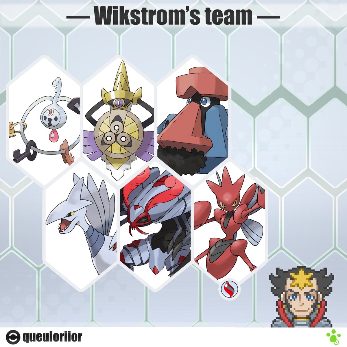 ╰┈➤ Wikstrom, Steel-type Elite Four of the Kalos Pokémon League – “The  knight of ancient times.” #Pokémon #PokémonLegendsZA, image size:1200x1200