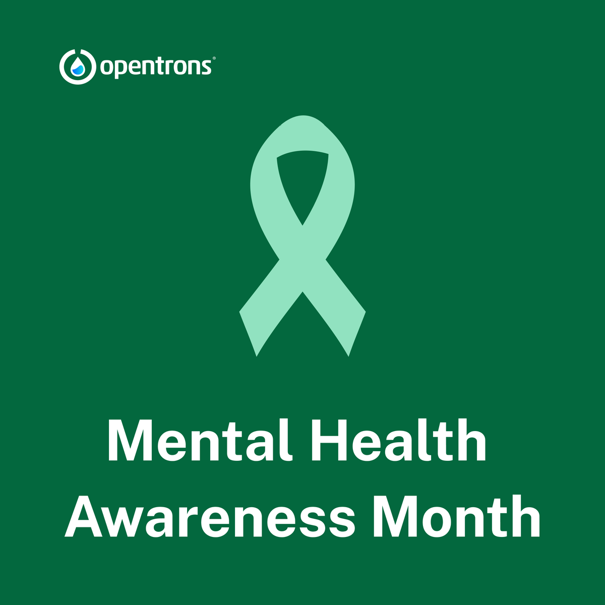 🧠✨ As May begins, so does Mental Health Awareness Month, a crucial time to reflect on and prioritize our well-being.

At Opentrons, our commitment to innovation extends beyond the lab. We’re just as focused on creating a workplace where every team member feels supported,