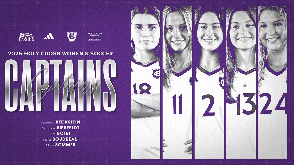 🫡 Aye aye, captains!

⚽️ We are ready to follow Karenna, Caroline, Adi, Katie and Mary into next season!

📰 tinyurl.com/3rxs6tva

#GoCrossGo