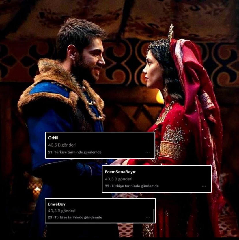 #OrNil bitti ama #EcEmre daha yeni başlıyor ❤️ Siz hep çok iyiydiniz , hep gündemde parlıyordunuz ışığınızdan rahatsız olanlara inat hep daha çok parlıyacaksınız 🥹❤️