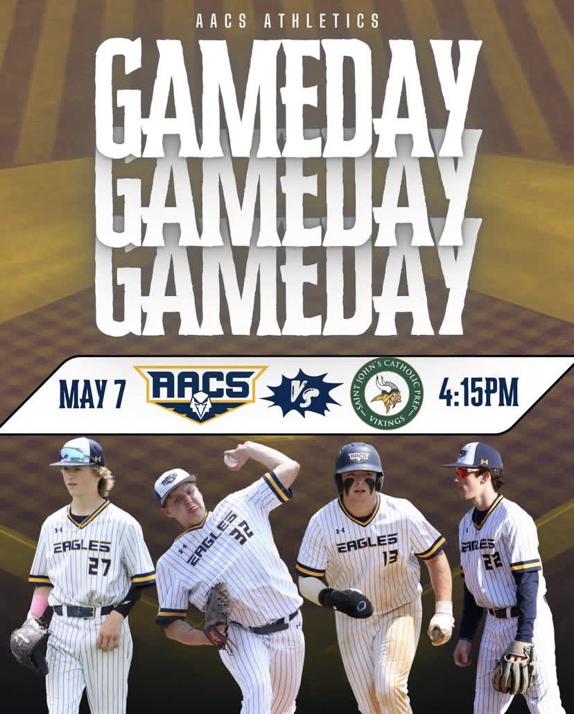 Annapolis Area Christian School Baseball (@aacsbaseball1) on Twitter photo Eagles close out the regular season with a win over <a href="/BaseballSjcp/">SJCP baseball</a>! ‘27 <a href="/NoahDraper41244/">Noah Draper</a> got the start striking out three over 4.1IP. Multi hit days from <a href="/AndrewLHammond/">AndrewLHammond</a>, <a href="/JacobCresanto/">Jacob Cresanto</a>, and <a href="/NoahBeall3/">Noah Beall</a>. <a href="/E_Chojnowski12/">Evan Chojnowski</a> and <a href="/StanMatthews_Jr/">Stanley Matthews Jr.</a> contributed 2rbi games.
#AACSBaseball Eagles close out the regular season with a win over <a href="/BaseballSjcp/">SJCP baseball</a>! ‘27 <a href="/NoahDraper41244/">Noah Draper</a> got the start striking out three over 4.1IP. Multi hit days from <a href="/AndrewLHammond/">AndrewLHammond</a>, <a href="/JacobCresanto/">Jacob Cresanto</a>, and <a href="/NoahBeall3/">Noah Beall</a>. <a href="/E_Chojnowski12/">Evan Chojnowski</a> and <a href="/StanMatthews_Jr/">Stanley Matthews Jr.</a> contributed 2rbi games.
#AACSBaseball