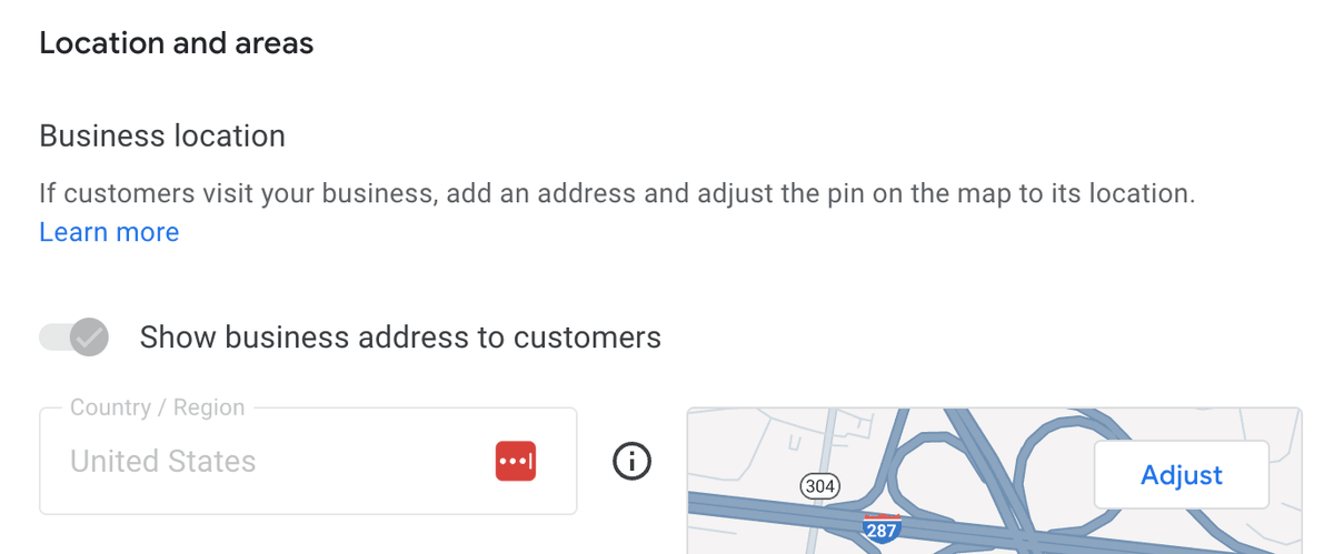 Barry Schwartz (@rustybrick) on Twitter photo Google Business Profiles toggle for "Show business address to customers" is broken seroundtable.com/google-busines… via <a href="/henryh954/">Henry Heredia</a> Google Business Profiles toggle for "Show business address to customers" is broken seroundtable.com/google-busines… via <a href="/henryh954/">Henry Heredia</a>