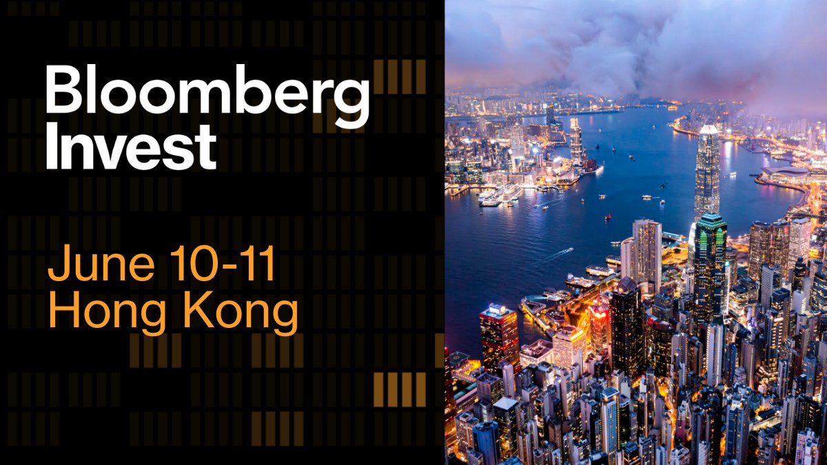 Bloomberg Live (@bloomberglive) on Twitter photo With tariffs rising and supply chains shifting, is Asia the world’s new investment engine? <a href="/BloombergTV/">Bloomberg TV</a>'s <a href="/sonalibasak/">Sonali Basak</a> and <a href="/DavidInglesTV/">David Ingles</a> Host #BloombergInvest in Hong Kong June 10-11th.
bloom.bg/3VY6cLC With tariffs rising and supply chains shifting, is Asia the world’s new investment engine? <a href="/BloombergTV/">Bloomberg TV</a>'s <a href="/sonalibasak/">Sonali Basak</a> and <a href="/DavidInglesTV/">David Ingles</a> Host #BloombergInvest in Hong Kong June 10-11th.
bloom.bg/3VY6cLC