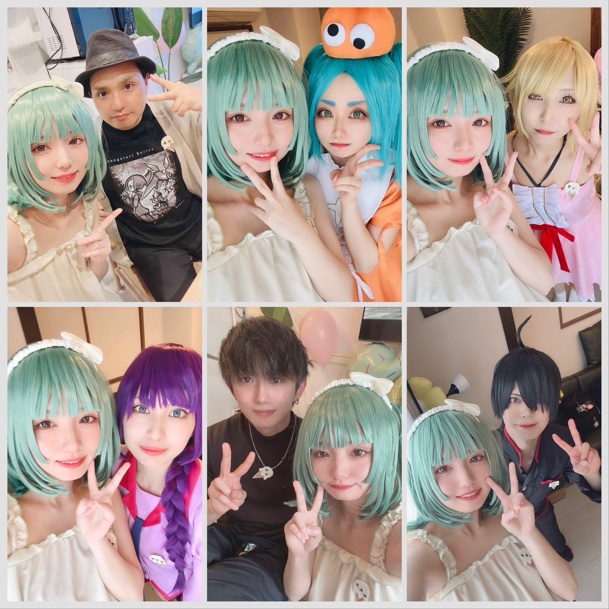 色んな物語レイヤーとの自撮りฅ^•ﻌ•^ฅ♡
🏷️ タグ付け
🦀＠hamumaro920622 
🐱<a href="/156hanamizuki/">羽南瑞樹</a> 
 #20250506今年も皆でお祝いだにゃん祝物語シリーズオフ会 #西尾フェス