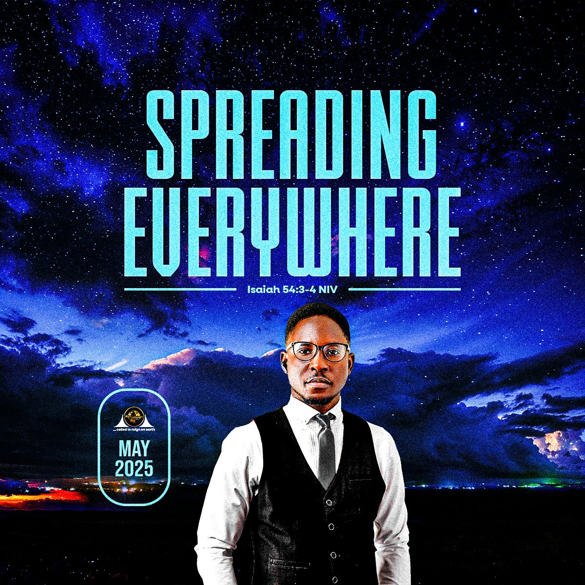 Cornerstone_Sam's tweet image. WELCOME TO MAY 2025...

 Every evil confinement is hereby shattered by the Mimshach-Anointing, released upon us in this season. Therefore, I welcome you to May, OUR MONTH OF SPREADING EVERYWHERE. Let the miracles begin. Happy New Month!