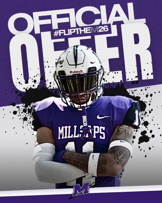 So blessed to receive an offer from <a href="/MajorsFootball/">Millsaps Football</a>! Thank you!