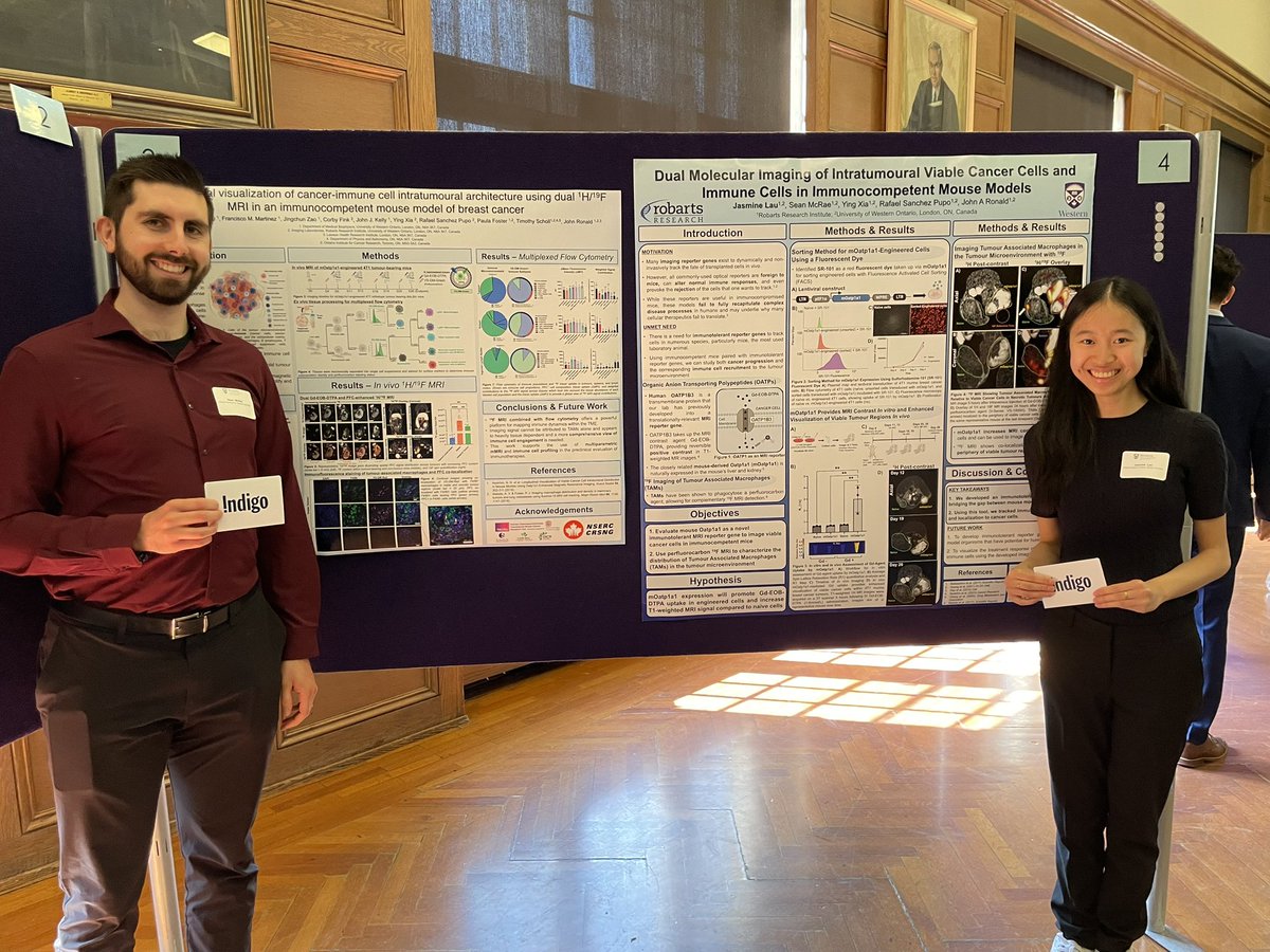 The Robarts Cellular and Molecular Imaging Group (@robartscmig) on Twitter photo We had a great day attending the 6th Immuno-Oncology Symposium <a href="/WesternU_CTCR/">CTCR</a>. Congratulations to CMIG and Ronald lab students <a href="/SeanMcRae16/">Sean McRae</a> and Jasmine Lau who took home poster awards and <a href="/resp88/">Rafael Sanchez</a> and Alexa Smith who gave fantastic poster and oral presentations π #CTCRIO2025 We had a great day attending the 6th Immuno-Oncology Symposium <a href="/WesternU_CTCR/">CTCR</a>. Congratulations to CMIG and Ronald lab students <a href="/SeanMcRae16/">Sean McRae</a> and Jasmine Lau who took home poster awards and <a href="/resp88/">Rafael Sanchez</a> and Alexa Smith who gave fantastic poster and oral presentations π #CTCRIO2025