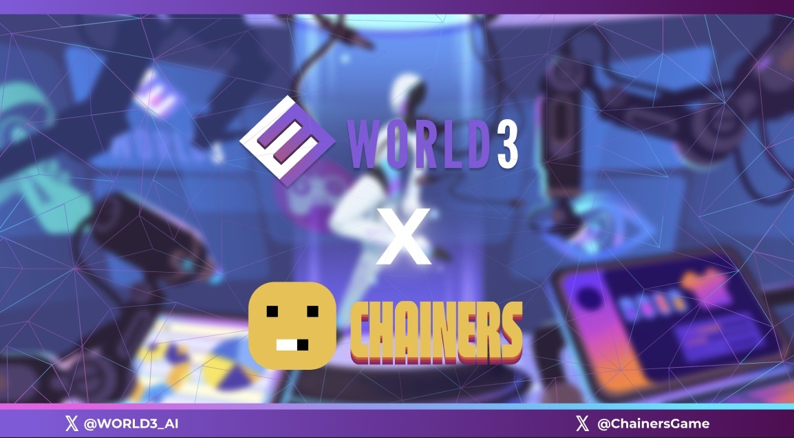 🎮 WORLD3 × Chainers 🤝

We’re thrilled to team up with <a href="/ChainersGame/">Chainers 🍟</a> — the free-to-start NFT multiplayer game redefining the creative economy of virtual worlds! 🌍✨

With endless customization, user-generated content, and a thrilling storyline, Chainers empowers players to