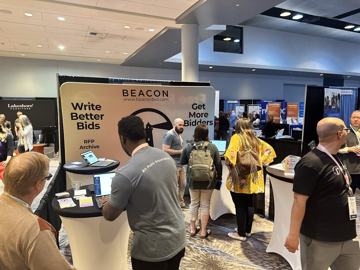 BeaconBid's tweet image. What an incredible first day of #WASBO2025! So much sharing and learning about tools helping the procurement process. Swing by booth 86. Didn’t make it today, be sure to see us tomorrow. Friends, fun, a raffle! 🎁 

#education #K12