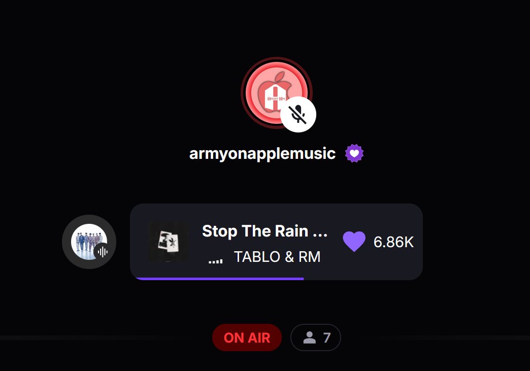 ARMY on PANDAS⁷ 🐼💜 (@armyonpandas) on Twitter photo <a href="/ARMYonAppleM/">ARMYON Apple Music🍎⟭⟬⁷⁼¹</a> Pandapple time!
BUY AND STREAM STOP THE RAIN
STOP THE RAIN POWER HOUR
TABLO X RM
#TABLOxRM #STR #RM #ARMYonAppleMusic <a href="/ARMYonAppleM/">ARMYON Apple Music🍎⟭⟬⁷⁼¹</a> Pandapple time!
BUY AND STREAM STOP THE RAIN
STOP THE RAIN POWER HOUR
TABLO X RM
#TABLOxRM #STR #RM #ARMYonAppleMusic