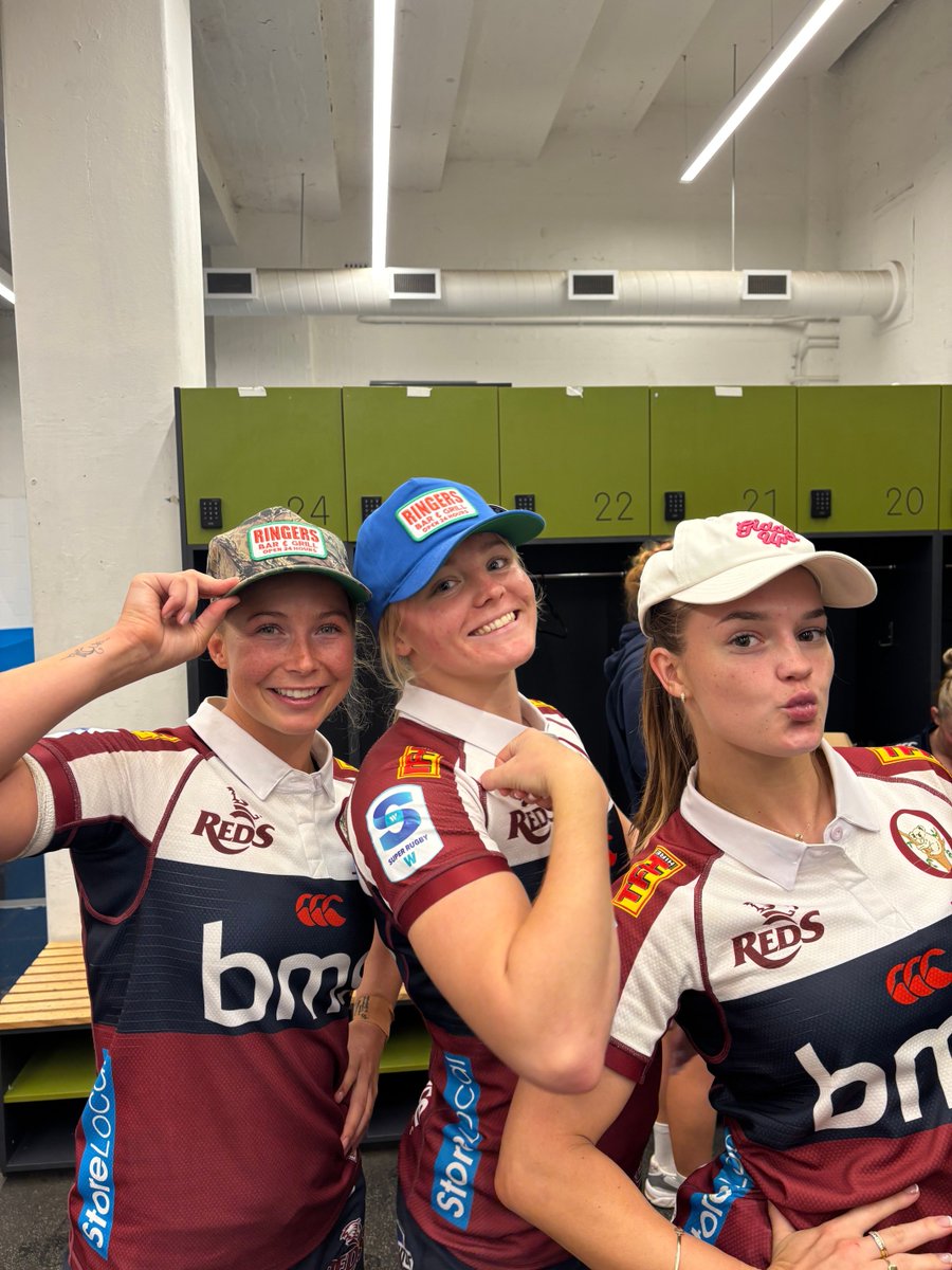 QLD Reds Rugby Women looking amazing in their Ringers Western Caps
