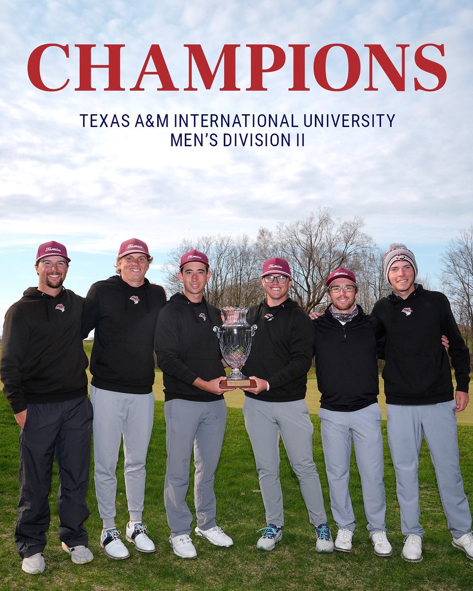 A windy Whistling Straits was no match for the Dustdevils! Texas A&amp;M International comes from behind to win the PGA WORKS Collegiate Championship Men’s Division II title! 👏